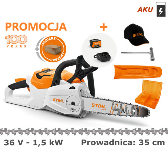 Pilarka akumulatorowa STIHL MSA 80 C-B (zestaw)