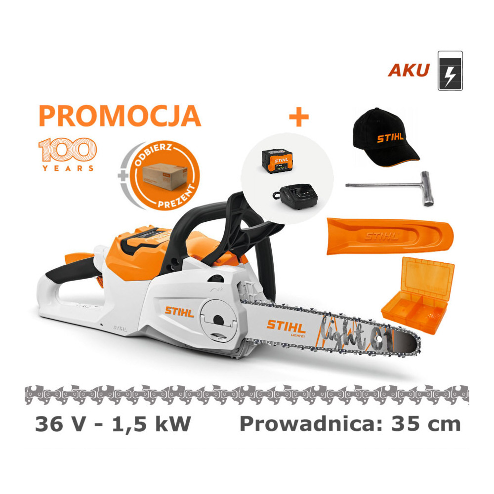Pilarka akumulatorowa STIHL MSA 80 C-B (zestaw)