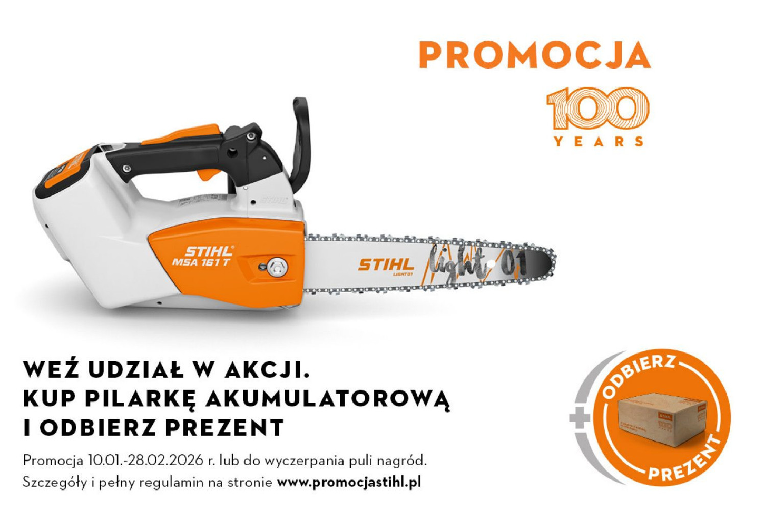Pilarka akumulatorowa STIHL MSA 161 T