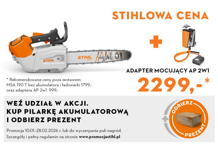 Pilarka akumulatorowa STIHL MSA 190 T