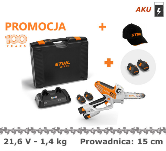 Przecinarka do drewna STIHL GTA 40 (zestaw)